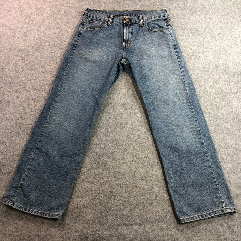 Levi's 569 Mens Jeans 30x30 Blue Loose Straight Fit Denim 00569-1271 Medium Wash